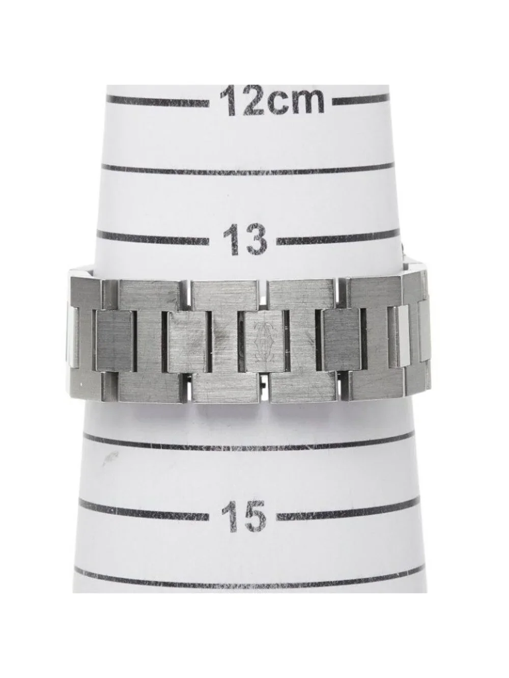 Cartier Pasha C Big Date Watch Black Silver Stainless Steel